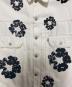 中古・古着 Denim Tears (デニムティアーズ) LEVI'S (リーバイス) フラワープリント デニムジャケット ホワイト×ブラック サイズ:L：55000円