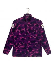 A BATHING APE（アベイシングエイプ）の古着「COLOR CAMO M 65 JACKET」｜パープル