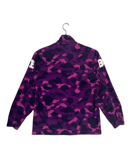 A BATHING APE（アベイシングエイプ）A BATHING APE (アベイシングエイプ) COLOR CAMO M 65 JACKET パープル サイズ:Mの古着・服飾アイテム