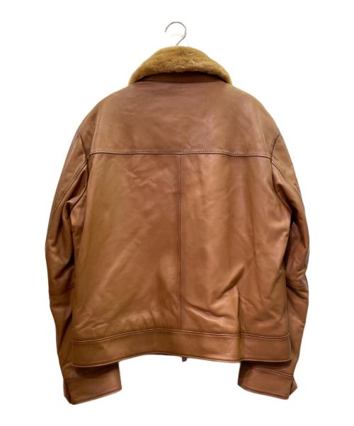 BOSS（ボス）BOSS (ボス) Padded nappa-leather jacket パデッド ナッパレザー ジャケット/50548620 ブラック サイズ:50の古着・服飾アイテム