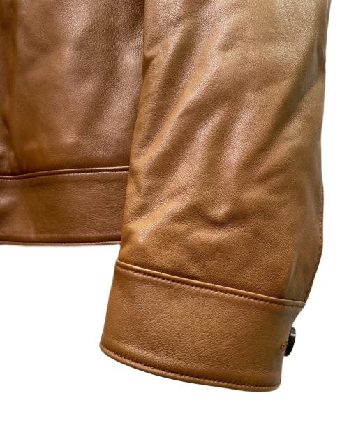 BOSS（ボス）BOSS (ボス) Padded nappa-leather jacket パデッド ナッパレザー ジャケット/50548620 ブラック サイズ:50の古着・服飾アイテム