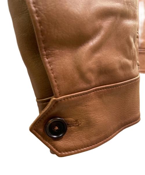 BOSS（ボス）BOSS (ボス) Padded nappa-leather jacket パデッド ナッパレザー ジャケット/50548620 ブラック サイズ:50の古着・服飾アイテム
