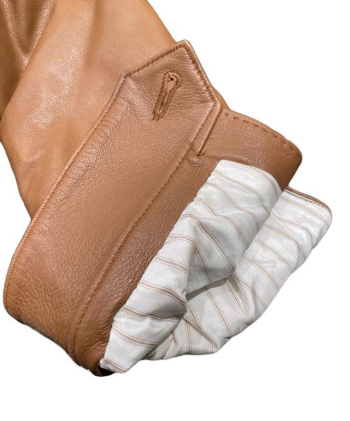 BOSS（ボス）BOSS (ボス) Padded nappa-leather jacket パデッド ナッパレザー ジャケット/50548620 ブラック サイズ:50の古着・服飾アイテム