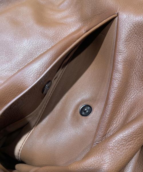 BOSS（ボス）BOSS (ボス) Padded nappa-leather jacket パデッド ナッパレザー ジャケット/50548620 ブラック サイズ:50の古着・服飾アイテム