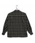 PENDLETON (ペンドルトン) WACKO MARIA (ワコマリア) WOOL OMBRE CHECK OPEN COLLAR SHIRT ホワイト×ブラック サイズ:xl：45000円