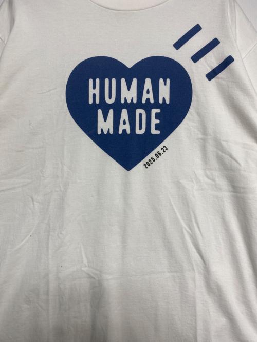 HUMAN MADE（ヒューマンメイド）HUMAN MADE (ヒューマンメイド) 25SS フロントロゴ カットソー ホワイト サイズ:Lの古着・服飾アイテム