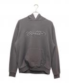 LOUIS VUITTONルイ ヴィトン）の古着「26SSエンベリッシュド シグネチャーフーディー」｜グレー