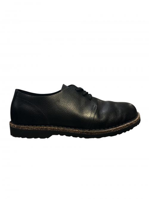 BIRKENSTOCK（ビルケンシュトック）BIRKENSTOCK (ビルケンシュトック) アップサラ ロー ナチュラルレザー ブラック サイズ:27の古着・服飾アイテム