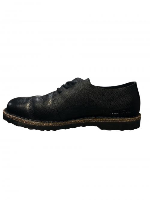BIRKENSTOCK（ビルケンシュトック）BIRKENSTOCK (ビルケンシュトック) アップサラ ロー ナチュラルレザー ブラック サイズ:27の古着・服飾アイテム