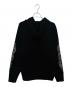 CHROME HEARTS (クロムハーツ) Y NOT Floral Cross Embroidery Cashmere Knit Pullover Hoodie ブラック サイズ:L：580000円