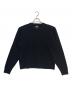stussy（ステューシー）の古着「WAFFLE KNIT CASHMERE CREW」｜ブラック