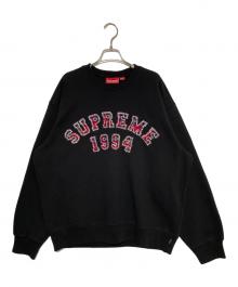 SUPREME（シュプリーム）の古着「Plaid Arc Crewneck」｜ブラック