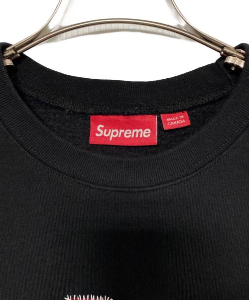 SUPREME（シュプリーム）Supreme (シュプリーム) Plaid Arc Crewneck ブラック サイズ:Lの古着・服飾アイテム