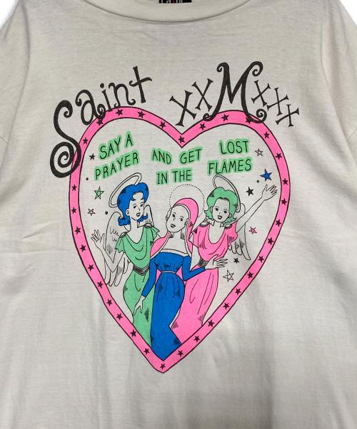 SAINT MICHAEL（セントマイケル）SAINT MICHAEL (セントマイケル) T-SHIRT HEART ホワイト サイズ:XLの古着・服飾アイテム