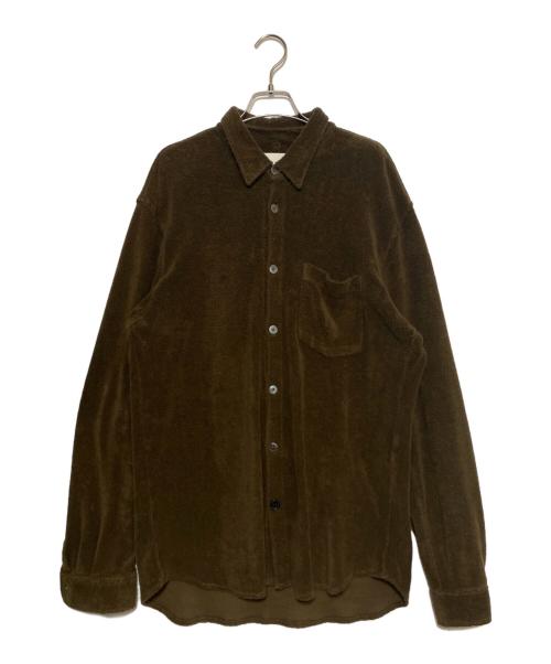 OUR LEGACY（アワーレガシー）OUR LEGACY (アワーレガシー) パイルシャツ オリーブ サイズ:48の古着・服飾アイテム
