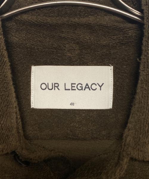 OUR LEGACY（アワーレガシー）OUR LEGACY (アワーレガシー) パイルシャツ オリーブ サイズ:48の古着・服飾アイテム
