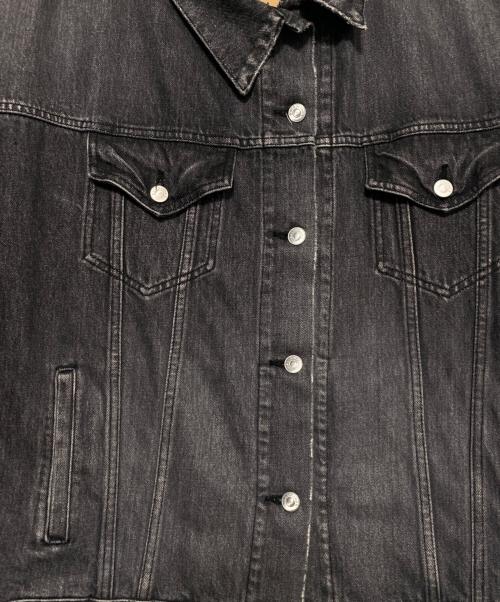 BALENCIAGA（バレンシアガ）BALENCIAGA (バレンシアガ) アシンメトリーデニムジャケット グレー サイズ:40の古着・服飾アイテム