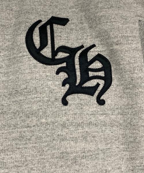 CHROME HEARTS（クロムハーツ）CHROME HEARTS (クロムハーツ) Y NOT CH Applique Embroidery Sweat Pants グレー サイズ:Lの古着・服飾アイテム