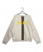 GUCCIグッチ）の古着「FAKE NOT Sweat」｜アイボリー