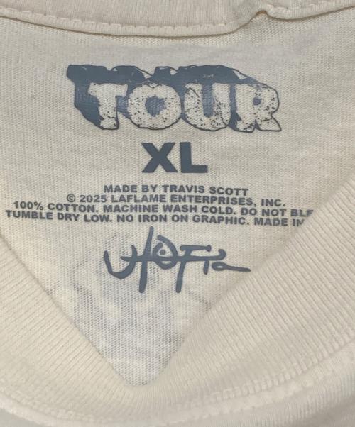 Travis Scott（トラヴィススコット）Travis Scott (トラヴィススコット) Maximus in Tokyo Tee アイボリー サイズ:XLの古着・服飾アイテム