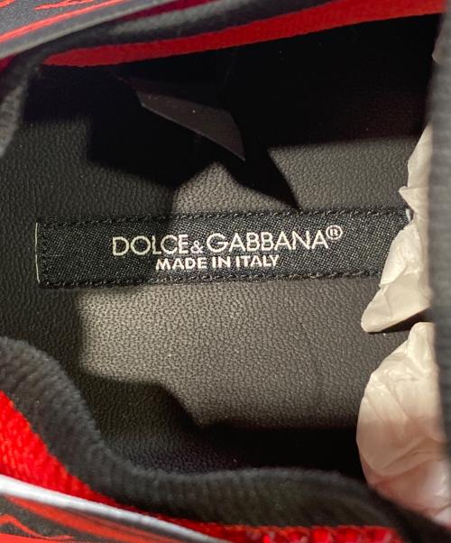 DOLCE & GABBANA（ドルチェ＆ガッバーナ）DOLCE & GABBANA (ドルチェ＆ガッバーナ) ラインストーンスニーカー レッド サイズ:SIZE 45の古着・服飾アイテム
