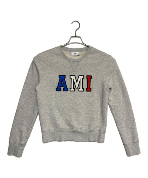 ami（アミ）ami (アミ) クルーネックスウェット グレー サイズ:Sの古着・服飾アイテム