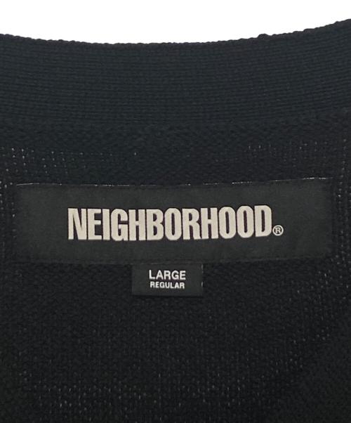 NEIGHBORHOOD（ネイバーフッド）NEIGHBORHOOD (ネイバーフッド) PLAIN CARDIGAN ブラック サイズ:Lの古着・服飾アイテム