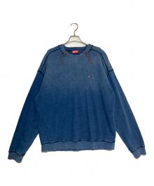 DIESEL（ディーゼル）の古着「リラックスフィット プルオーバースウェット」｜スカイブルー