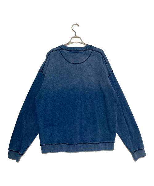 DIESEL（ディーゼル）DIESEL (ディーゼル) リラックスフィット プルオーバースウェット スカイブルー サイズ:Lの古着・服飾アイテム
