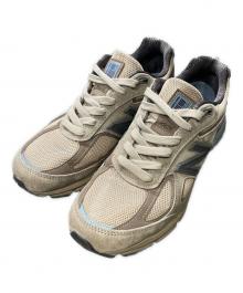 NEW BALANCE×AURALEE（ニューバランス×オーラリー）の古着「990v4」｜カーキ