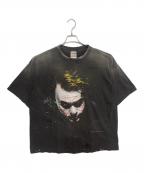 SAINT MICHAEL×The Dark Knight JOKERセントマイケル×）の古着「Batman BTM_SS Tee_The Joker」｜ブラウン