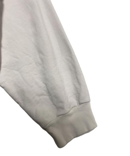 BALENCIAGA（バレンシアガ）BALENCIAGA (バレンシアガ) TAPE Type クラッシュ加工パーカー ホワイト サイズ:XSの古着・服飾アイテム