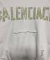 中古・古着 BALENCIAGA (バレンシアガ) TAPE Type クラッシュ加工パーカー ホワイト サイズ:XS：65000円