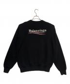 BALENCIAGAバレンシアガ）の古着「23AW Political Campaign Logo Cotton Sweater」｜ブラック