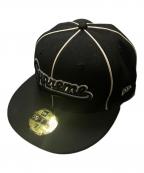 SUPREME×New Eraシュプリーム×ニューエラ）の古着「59FIFTY/Piping Script Logo ( フィフティーナイン フィフティー パイピング スクリプト ロゴ )」｜ブラック
