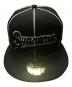 SUPREME (シュプリーム) New Era (ニューエラ) 59FIFTY/Piping Script Logo ( フィフティーナイン フィフティー パイピング スクリプト ロゴ ) ブラック サイズ:7 3/4：13000円