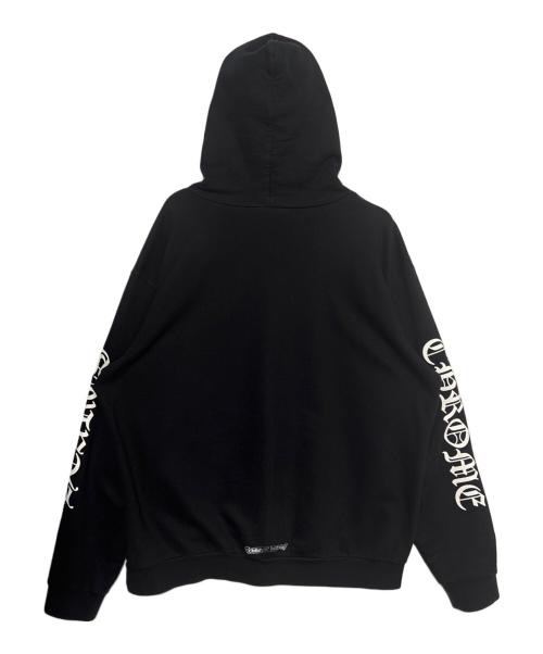 CHROME HEARTS（クロムハーツ）CHROME HEARTS (クロムハーツ) Vertical Logo Pullover Hoodie ブラック サイズ:XLの古着・服飾アイテム