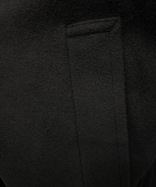 AURALEE（オーラリー）AURALEE (オーラリー) SUPER FINE WOOL MOSSER SOUTIEN COLLAR COAT ブラック サイズ:4の古着・服飾アイテム