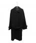 AURALEE（オーラリー）の古着「SUPER FINE WOOL MOSSER SOUTIEN COLLAR COAT」｜ブラック
