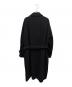 AURALEE (オーラリー) SUPER FINE WOOL MOSSER SOUTIEN COLLAR COAT ブラック サイズ:4：120000円