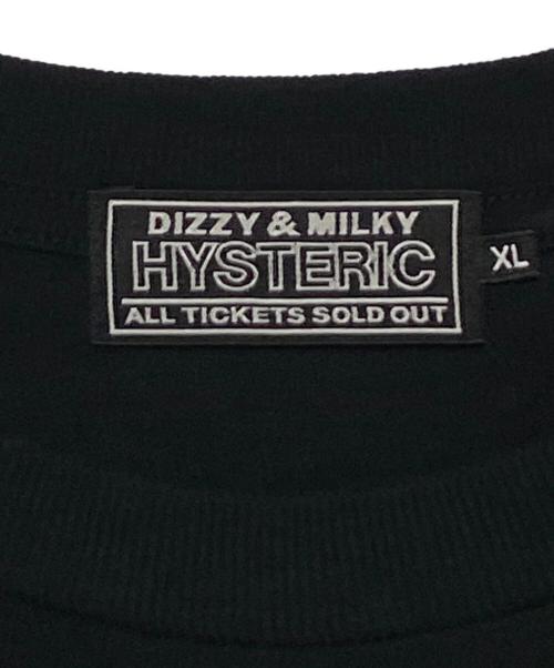 Hysteric Glamour（ヒステリックグラマー）Hysteric Glamour (ヒステリックグラマー) HYSTERIC NOISE Tシャツ ブラック サイズ:XLの古着・服飾アイテム