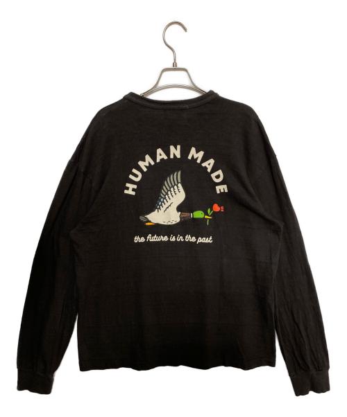 HUMAN MADE（ヒューマンメイド）HUMAN MADE (ヒューマンメイド) GRAPHIC L/S T-SHIRT ブラック サイズ:XLの古着・服飾アイテム
