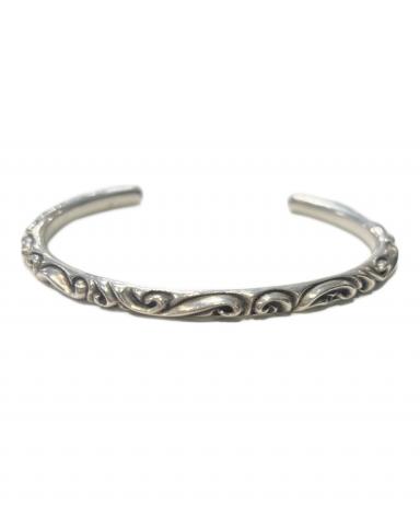 最終値下 CHROME HEARTS スクロールバングル 2 中古・古着通販】CHROME HEARTS (クロムハーツ) BANGLE SCROLL サイズ