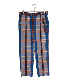 LOUIS VUITTON（ルイ ヴィトン）の古着「Cigarette-style long pants with beaded snake patch」｜マルチカラー