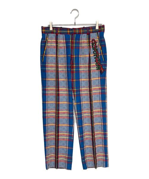 LOUIS VUITTON（ルイ ヴィトン）LOUIS VUITTON (ルイ ヴィトン) Cigarette-style long pants with beaded snake patch マルチカラー サイズ:38の古着・服飾アイテム