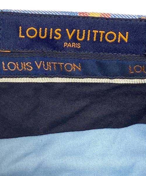LOUIS VUITTON（ルイ ヴィトン）LOUIS VUITTON (ルイ ヴィトン) Cigarette-style long pants with beaded snake patch マルチカラー サイズ:38の古着・服飾アイテム