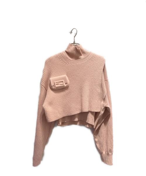 FENDI（フェンディ）FENDI (フェンディ) レイヤードニット ピンク サイズ:36の古着・服飾アイテム