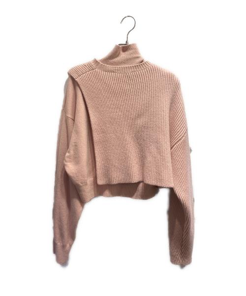 FENDI（フェンディ）FENDI (フェンディ) レイヤードニット ピンク サイズ:36の古着・服飾アイテム