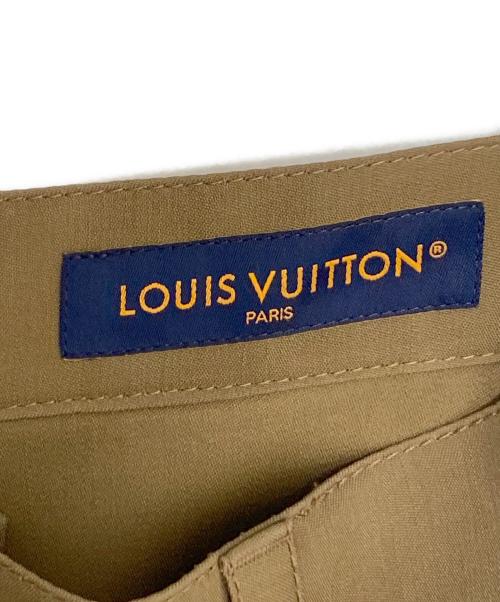 LOUIS VUITTON（ルイ ヴィトン）LOUIS VUITTON (ルイ ヴィトン) ターコイズ装飾 ダブルニーパンツ ブラウン サイズ:52の古着・服飾アイテム