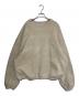 ALEXANDER WANG（アレキサンダー・ワン）の古着「ALLOVER FLOCKING CREWNECK SWEATSHIRT」｜アイボリー